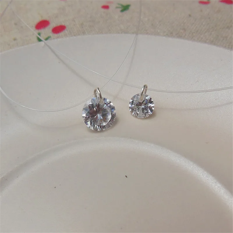 New Arrival White Pink 6MM 8MM CZ Transparent font b Fishing b font font b Line