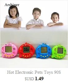 Карманные часы форма электронное домашнее животное игры с брелок детские игрушки дома школьницы ThanCartoon