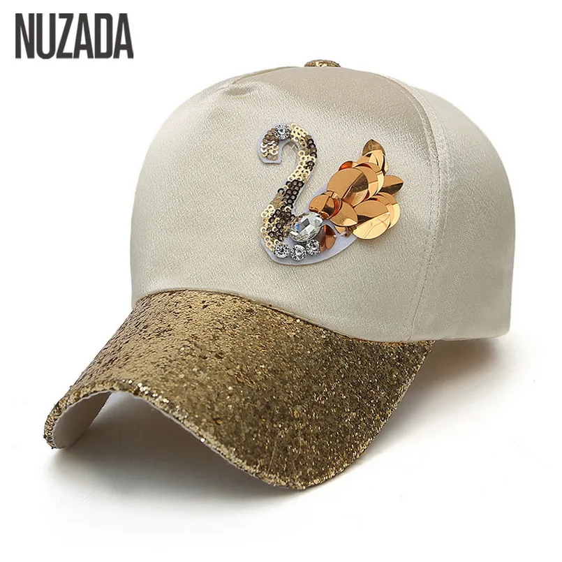 Brands NUZADA New  2017 Ladies Women Baseball Caps Snapback Spring Summer Autumn Bone Hip Hop Hats Sunscreen Leisure Cotton Cap