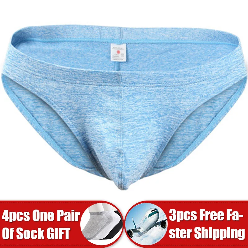 

Briefs Men U Convex Comfortable Breathable Underwear Low Waist Sexy Bulge Pouch Briefs cotton Lingerie Men Bamboo PS06