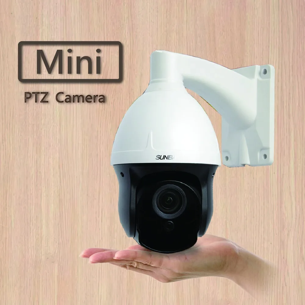 

SUNBA 3X Optical Zoom, Mini Analog PTZ Camera, 960H 700TVL, 25m Night Vision CCTV Outdoor Security Dome Anti-Corrosion (301-3X)