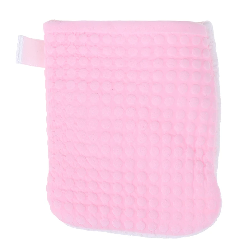 1 шт. Многоразовые Антибактериальные перчатки для мытья лица, для снятия макияжа, перламутровая древесная целлюлоза, красота, очищение, натуральная губка, средство для очищения лица