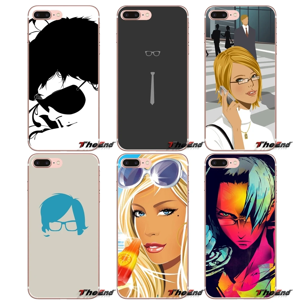Классные векторные очки для Samsung Galaxy S2 S3 S4 S5 MINI S6 S7 edge S8 S9 Plus Note 2 3 4 5 8 Coque Fundas