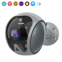 Наружная Wi-Fi Ip камера безопасности 1080p CCTV Домашняя безопасность 120 градусов широкоугольная камера видеонаблюдения ИК светодиодная мигающая сигнализация