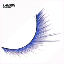 Множество вариантов исполнения, марллисс красочные Ленточные шелк Поддельные ресницы 10 пар в комплекте; натуральные ресницы сенсационная Мягкие Накладные ресницы