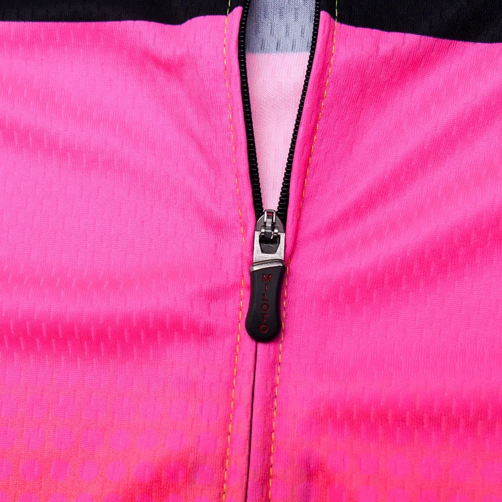 Велоспорт Джерси Женская велосипедная одежда из Джерси для горного велоспорта Топ Майо Лето Гонки Дорога Горный Спорт рубашка женская дышащая розовая