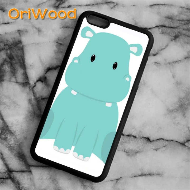 

OriWood Hippopotamus Hippo Case cover for iPhone 5 6s 7 8 plus X XR XS 11 pro max Samsung Galaxy S6 S7 edge S8 S9 S10 plus