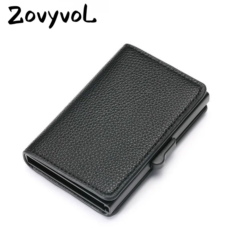 

ZOVYVOL New Arrival RFID Blocking ID Card Holder Soft Leather Wallet Multifunctional High Quality Money Bag 3 Colors Card Case