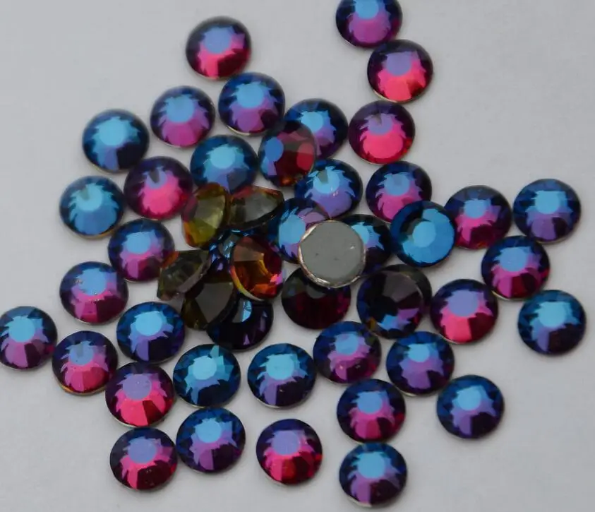 

1440pcs/Lot, High Quality ss10 (2.7-2.9mm) Crystal Volcano Hotfix Rhinestones / Iron On Flat Back Crystals