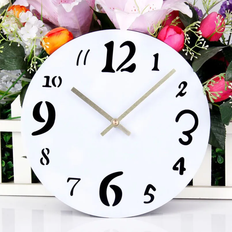 New Wall Clocks Acrylic Wall Sticker Wall Clock Time Furniture Creative