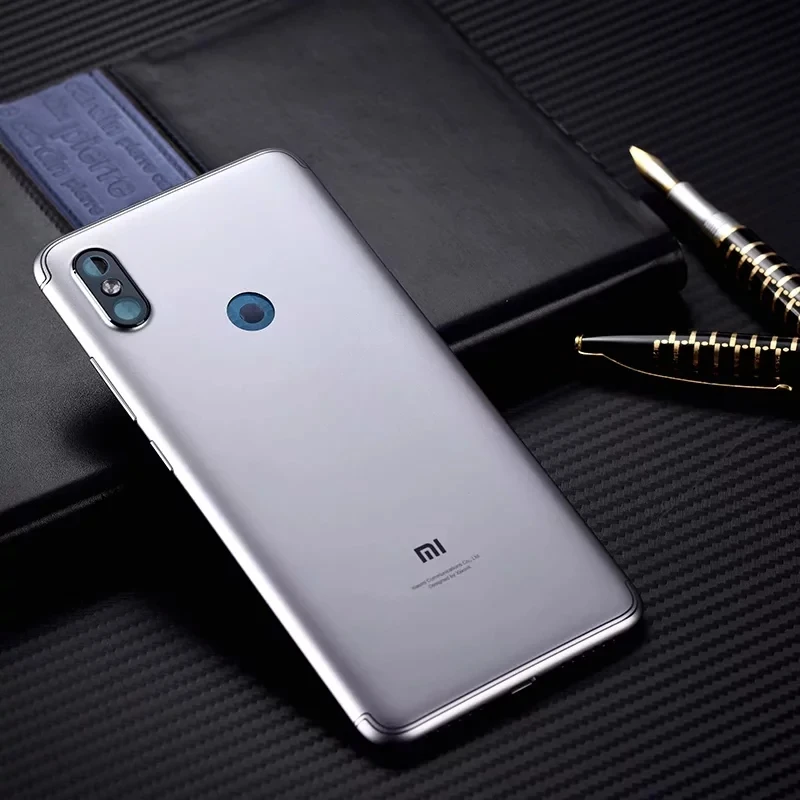 Корпус для Xiaomi Redmi S2, Пластиковая Задняя крышка для батареи, запасные части, чехол с кнопками для объектива