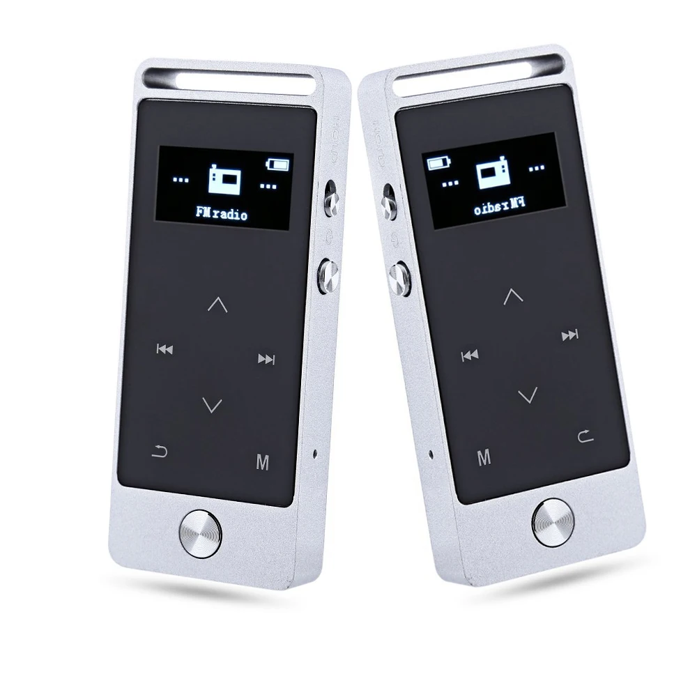 MP3 плеер с сенсорным экраном 8 Гб BENJIE S5 металл высокое качество звука без потерь MP3 музыкальный плеер FM радио плеер мини MP3