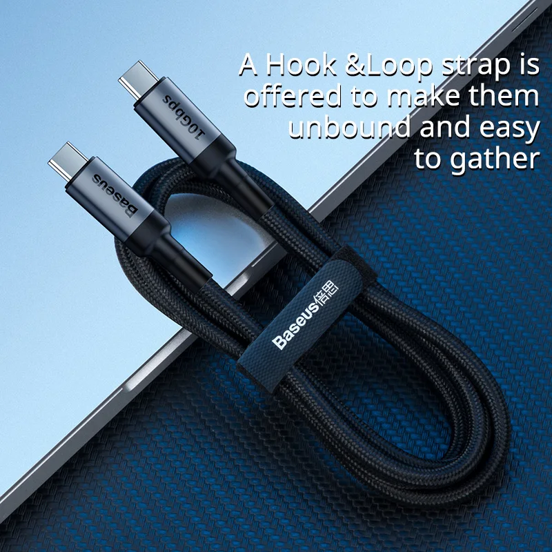 Baseus USB 3 1 Type C к кабель для Huawei Samsung S9 S10 PD 100 Вт Быстрая зарядка 4 0 MacBook Pro