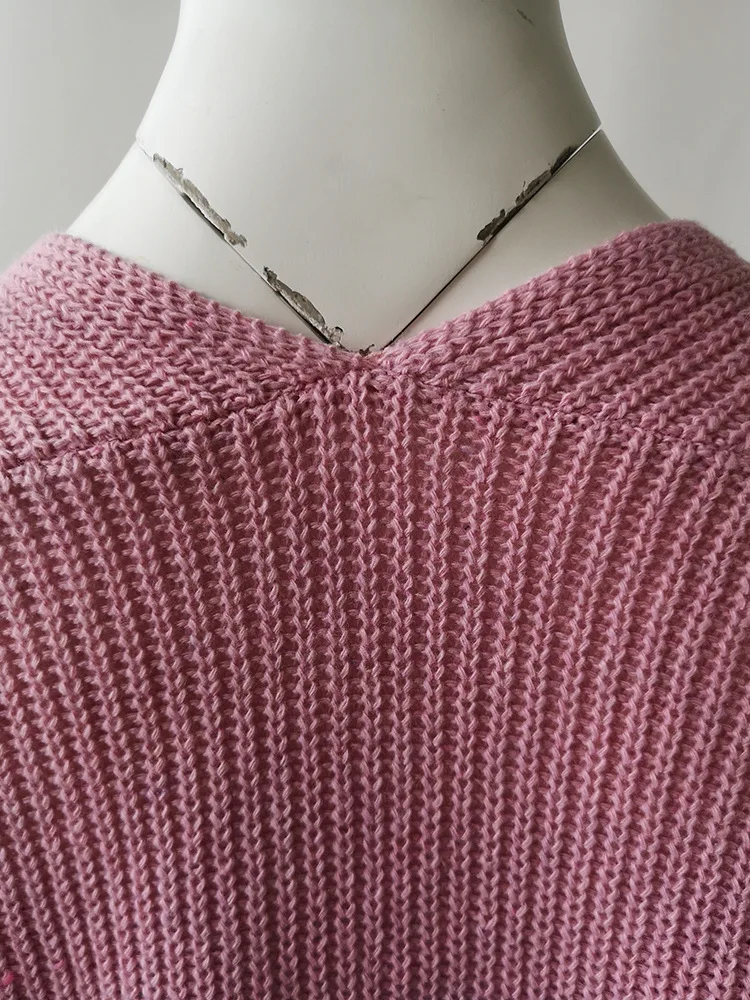 Danjeaner размера плюс длинные кардиганы в радужную полоску Зимняя одежда для женщин модные вязаные свитера уличная одежда топы Pull Femme