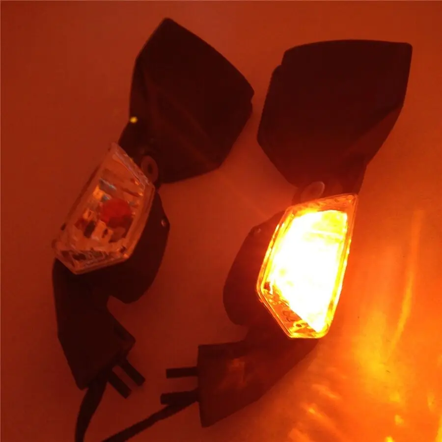 

Motorcycle Racing LED Turn Signals Rearview Side Rear View Mirror Accessories For Kawasaki Ninja ZX6R 2005-2008 ZX10R 2004-2010