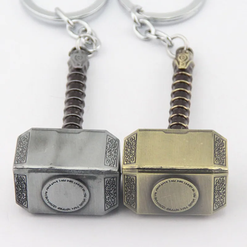 Buy 2 Color The Avengers Thor Hammer Keychain 7.4cm