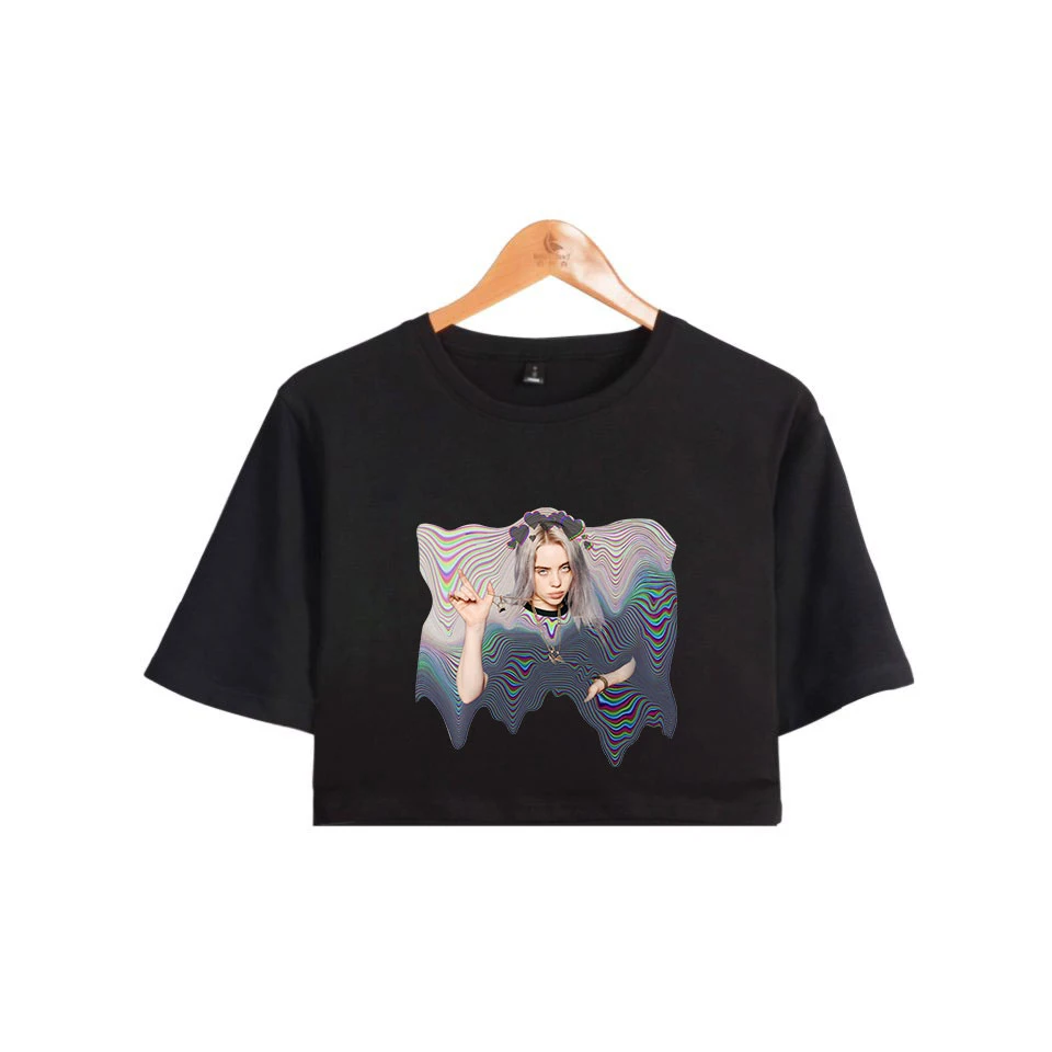 Pride Billie Eilish модный топ с принтом, популярные повседневные летние женские футболки с коротким рукавом и круглым вырезом