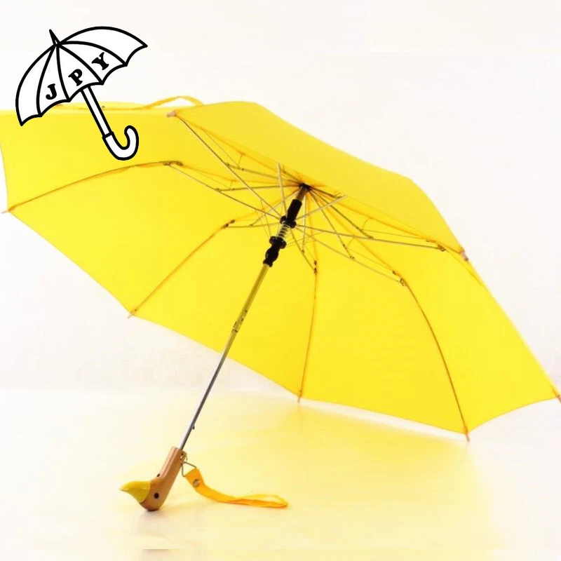 Umbrella Creative Personality Cute Duckling Umbrella Korean Style Female Student Sun Protection Sun Umbrella Sunshade Umbrella@20/% Off Blue