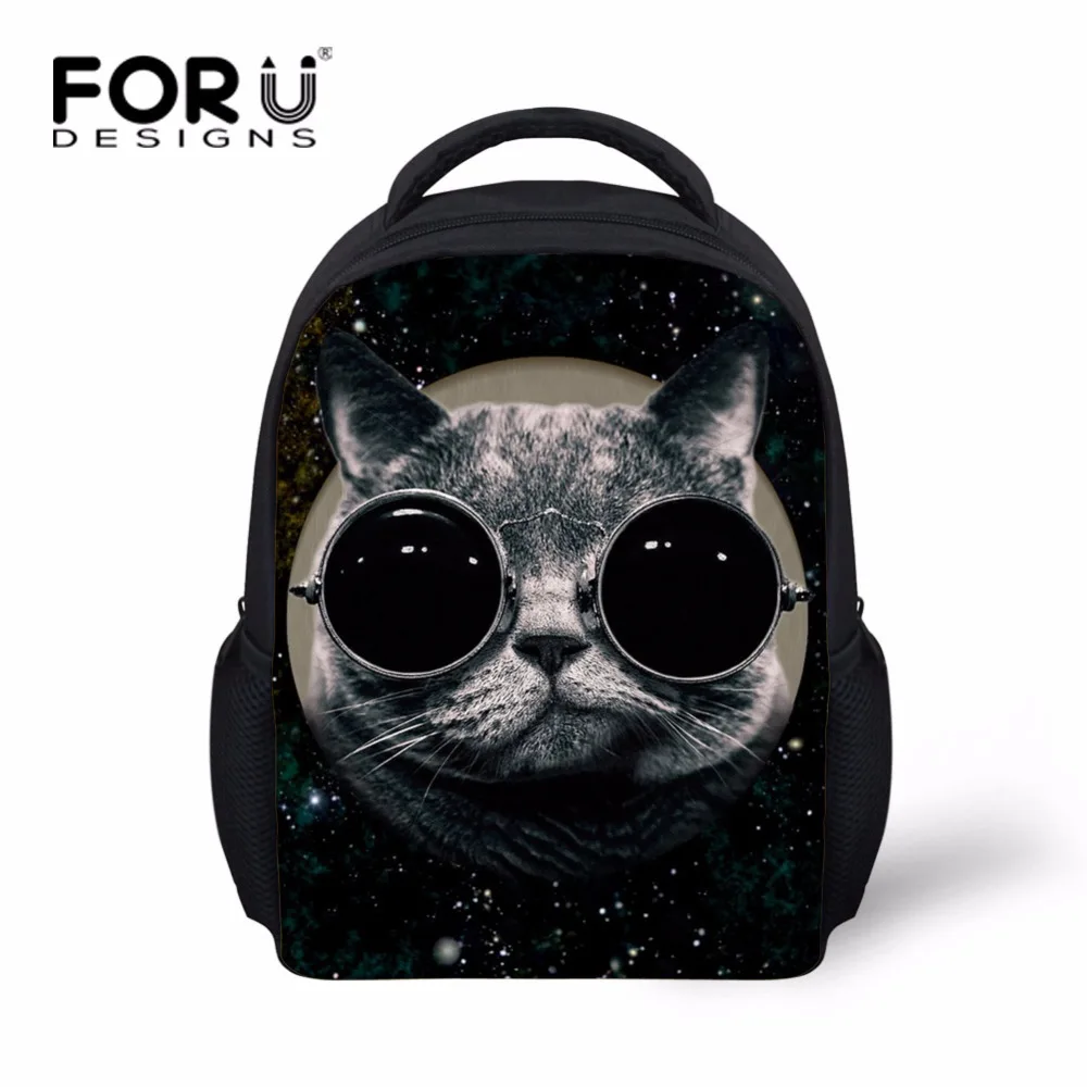 Милый рюкзак для девочек принцесс FORUDESIGNS сумка очков и кошек милый маленьких