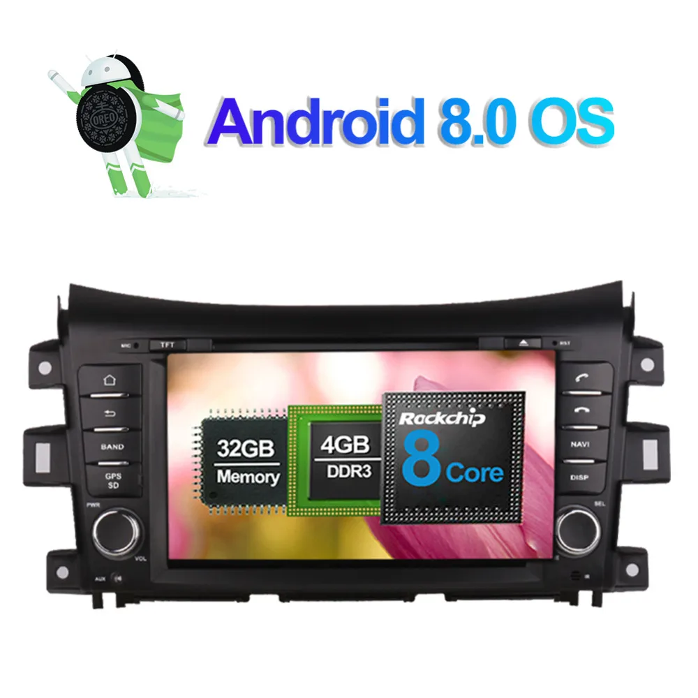 

4GB RAM Android 8.0 Octa Core Car DVD Multimedia Player GPS Navigation For Nissan Navara 2014-/Nissan NP300 Car Radio Stereo