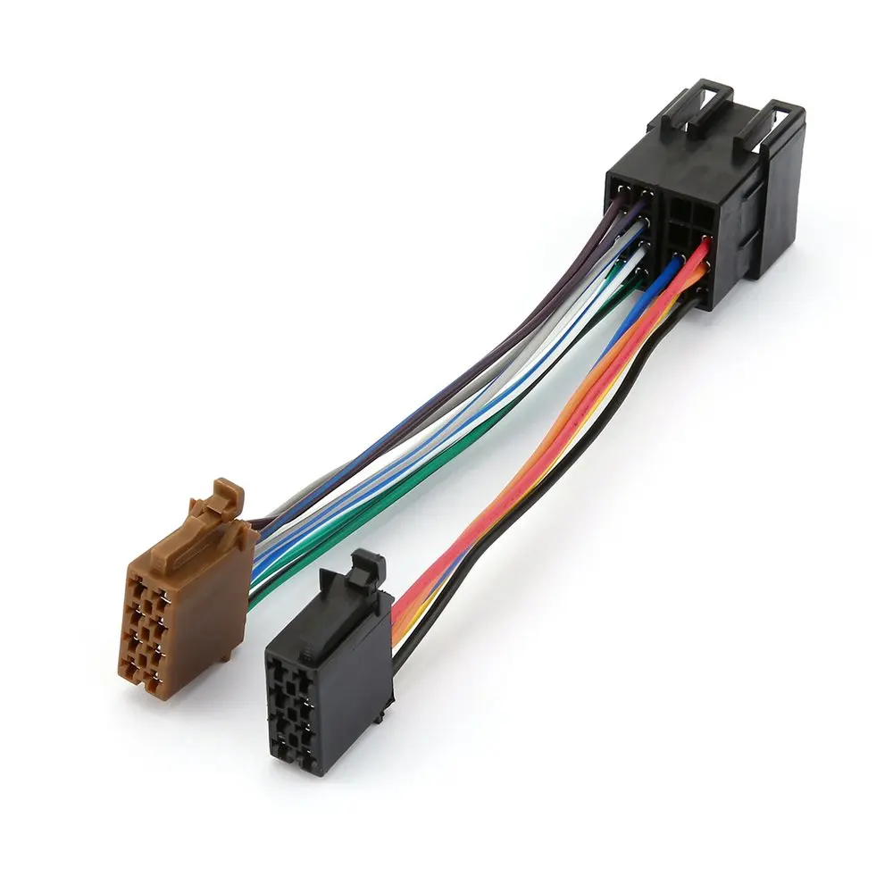 

Hot Car Stereo Audio Harness with ISO Adapter Automobile Radio Wiring Harness for Peugeot 106 206 306 307 405 406 607