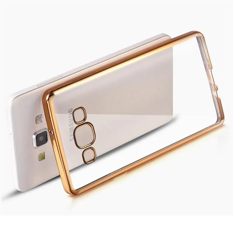 Nephy Case For Samsung Galaxy A3 A5 A7 2015 2016 2017 A 3 5 7 Duos Cover Plating Edge Fundas Soft TPU Silicon Transparent Casing |