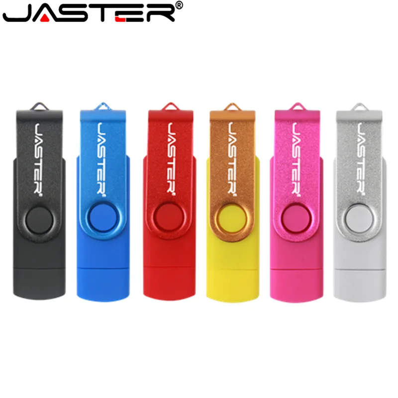 

JASTER OTG USB Flash Drive pendrive for Android Smart Phone 64GB 32GB 16GB 8GB Metal OTG usb USB 2.0 memory stick