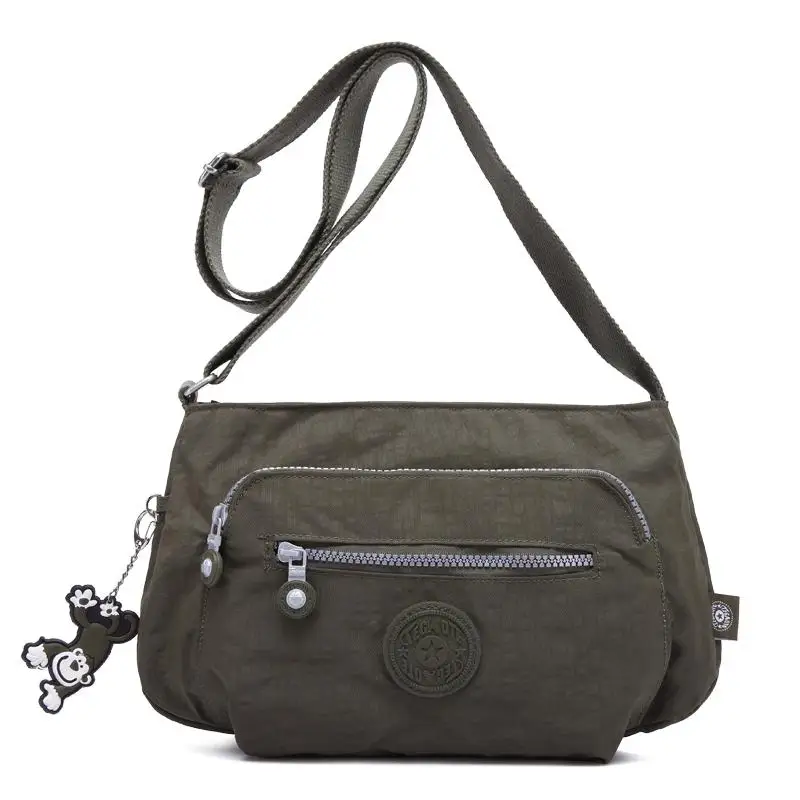 TEGAOTE, сумки через плечо для женщин, вместительная сумка-мессенджер, Женская сумочка, пляжный клатч, нейлон, повседневные сумки, женская сумка - Цвет: army green
