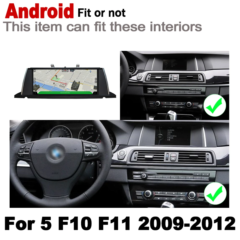 Flash Deal Android For BMW 5 Series F10 F11 2009~2012 CIC Car HD screen radio GPS player Navigation WiFi Multimedia Player Auto Radio 1