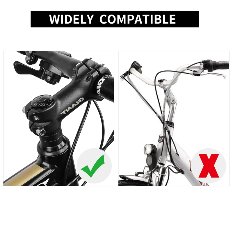 Bike Part Easy Install High Strength Aluminum Alloy Bicycle Stem Increased Control Tube Extend Handlebar Stem Bike Front Fork