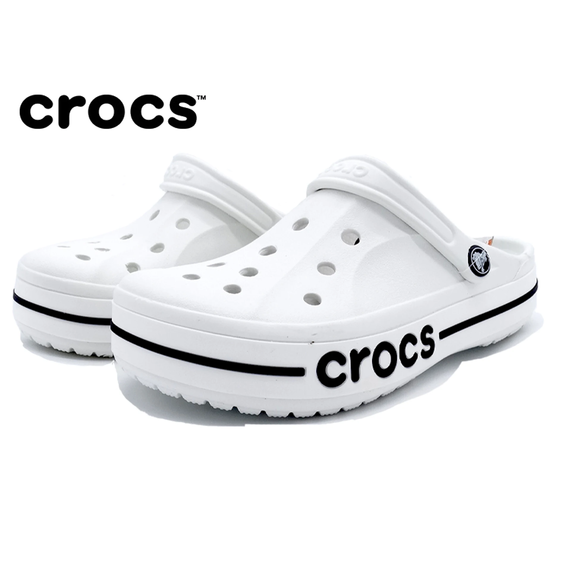 CROCS Bayaband Clog for Children Beach Sandals girl Crocs-shoes Quick-dry Water Shoes Slipper