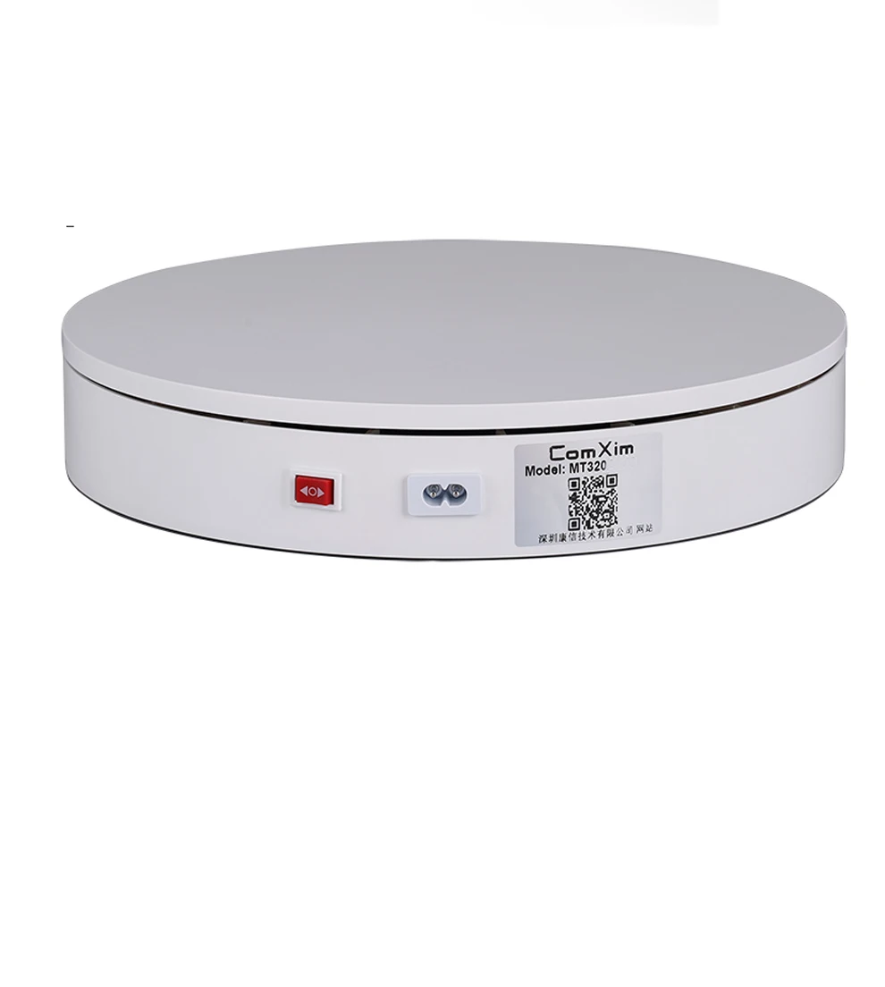 

32cm quality Intelligent 360 Photography Turntable,Speed for choose/Direction controlled via switch, various Rotation Modes