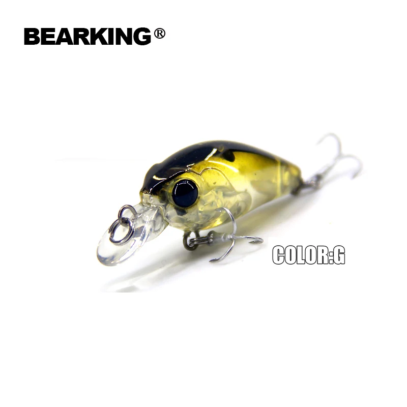 Retail 2015  Hot model: A+ fishing lures, 8colors for choose mini crank  35mm 3.5g bearking suspending dive 1m minnow hard bait