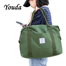 Youda дорожная сумка-тоут для хранения багажа и одежды, водонепроницаемая переносная дорожная сумка для хранения