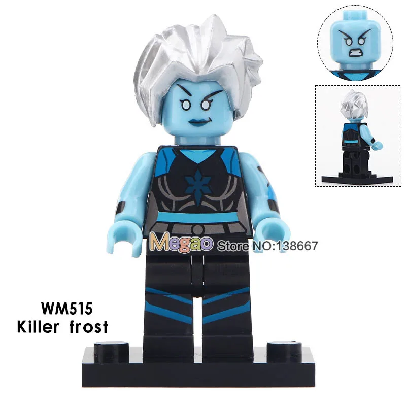 

Building Blocks Single Sale Killer Frost Iron Man Banshee Nightcrawler Trickster Doctor Samson Collection Gift Toys For Children
