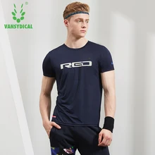 Мужские футболки для бега с принтом дышащие топы для фитнес-тренировки быстросохнущие футболки для футбола мужские летние спортивные рубашки
