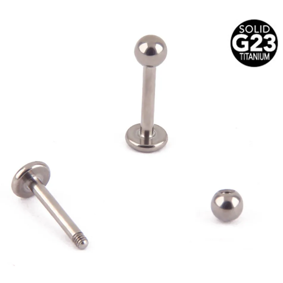 Серьги гвоздики для губ [100% титан G23] 16 г (1 2 мм)|earrings body jewelry|body jewelrylip stud |