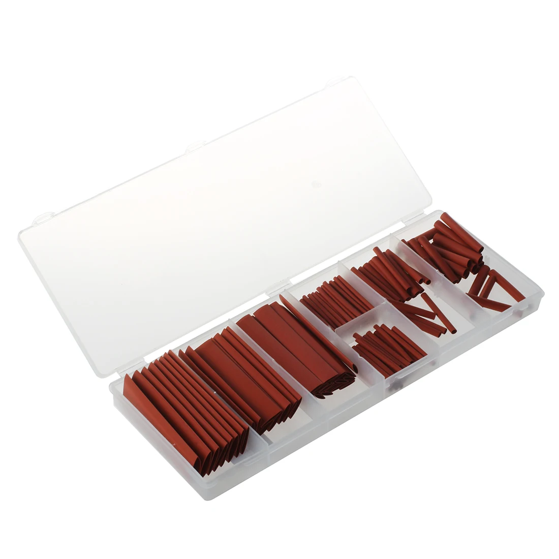 

127PCS Heat Shrink Heatshrink Wire Cable Tubing Tube Sleeving Wrap Box Red