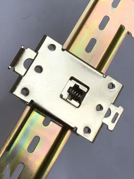 

5pcs Single Phase SSR 40DA 25DA AA DD 35MM DIN rail Solid State Relay clip clamp R99-12 Solid State Relays mounting bracket