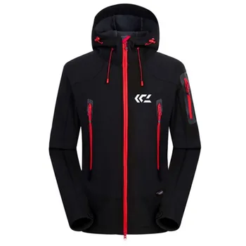

2018 Winter New Dayiwa Jacket Outdoor Rock Climbing Waterproof Jacket Fishing Soft Shell Jackets Waterproof Breathable Coat