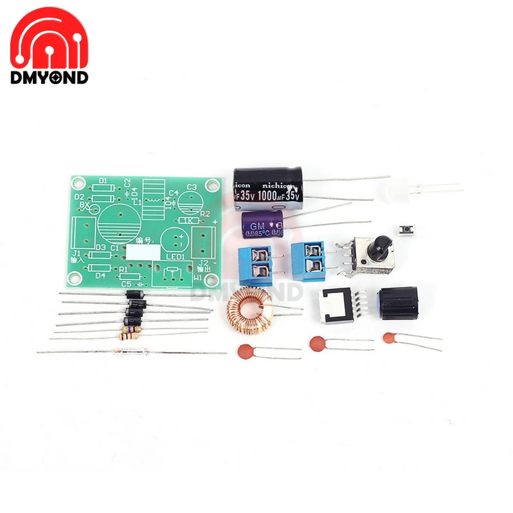 Diy Электронный модуль DIY Kit LM2596 стабилизаторы напряжения регулируемые точные Понижающие блоки питания