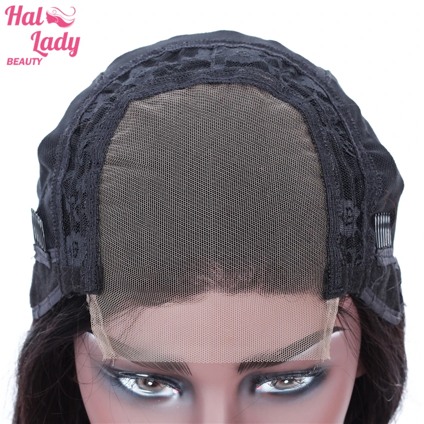 Halo Lady Beauty 4*4 парики на шнурках натуральные объемные волнистые кружевные