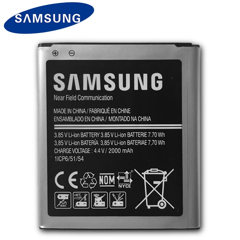 Samsung EB-BG360BBE сменный аккумулятор для телефона Galaxy Core Prime G360 G361 G360V G3608 G360H 2000 мАч с NFC