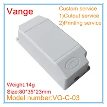 20 шт./лот маленький форма для литья 80*35*23 мм IP54 огнеупорный ПК пластиковая распаечная коробка diy для светодиодного драйвера корпус