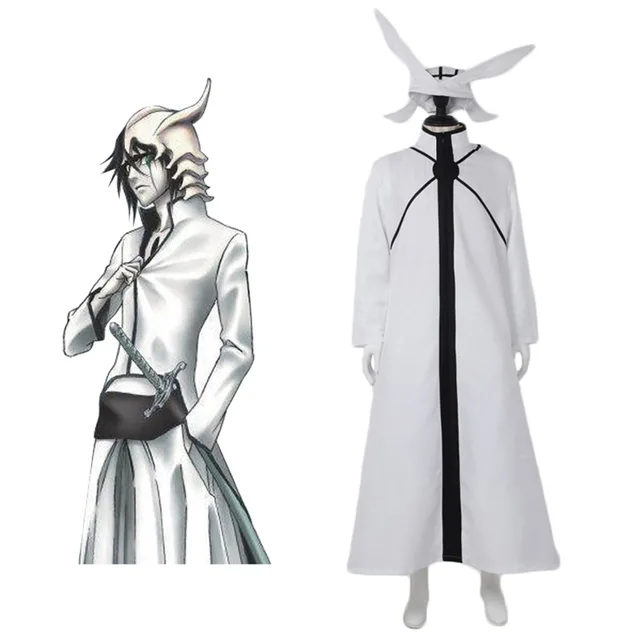 Hot Caricature BLEACH Cosplay Costume for men adult Ulquiorra cifer