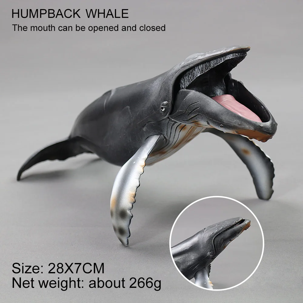 Hot toys for childrenMarine biological model toy humpback whales PVC