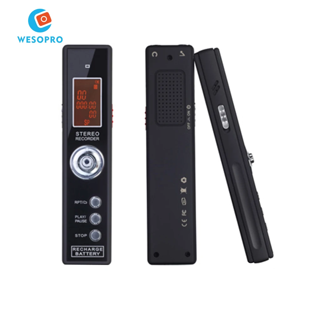 Buy Classic Black Digital Recording Pen Portable 8GB