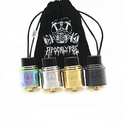 510 резьба Apocalypse Gen 2 RDA электронная сигарета 24 мм Vape мех атомайзер бак подходит предварительно построенный спираль для электронных сигарет