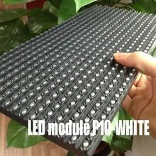 DHL 50 шт. наружный белый p10 Светодиодный модуль наружный DIP Одноцветный белый 320*160 мм светодиодный модуль водонепроницаемый Бесплатный кабель