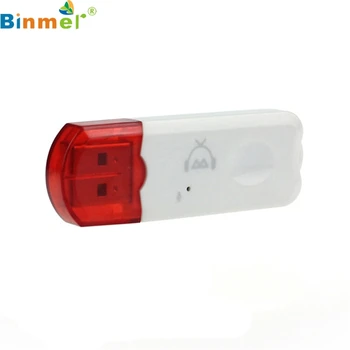 

Binmer Factory Price Blue Wireless USB Bluetooth Audio Music Receiver Adapter For iPhone 4/5 60315 Drop Shipping